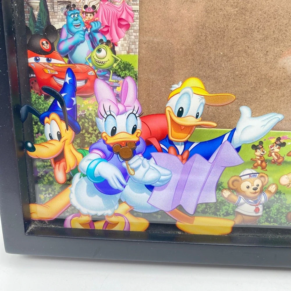 DisneyParks Shadow Box 5x7 Picture Frame Storybook Mickey & Friends Pixar